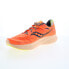Фото #4 товара Saucony Ride 15 S20729-45 Mens Orange Canvas Lace Up Athletic Running Shoes 14