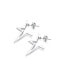 ფოტო #1 პროდუქტის Stainless Steel Open Star Stud Earrings