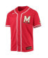 Фото #3 товара Men's Red Maryland Terrapins Replica Baseball Jersey