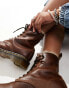 Фото #2 товара Dr Martens 1460 Serena fur lined 8 eye boots in tan leather