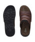 ფოტო #4 პროდუქტის Men's Leather Walkford Easy Slide Sandals