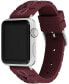 Burgundy Silicone Strap for 38, 40, 41mm Apple Watch