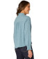 ფოტო #5 პროდუქტის Petite Embroidered Scalloped-Trim Blouse