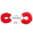 Фото #2 товара Furry Metal Handcuffs Red