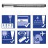 STAEDTLER Pigment Liner 308 Marker Pen 10 Units