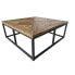 Фото #7 товара Кофейный столик Home ESPRIT Деревянный Металл 120 x 120 x 45 cm