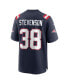 Men's Rhamondre Stevenson Navy New England Patriots Game Jersey