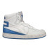 Фото #1 товара Diadora Mi Basket Used High Top Mens White Sneakers Casual Shoes 158569-C4478