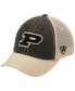 ფოტო #2 პროდუქტის Men's Black and Tan Purdue Boilermakers Offroad Trucker Hat