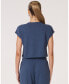 ფოტო #5 პროდუქტის Women's Retreat Pocket Waffle Tee For Women