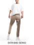 ASOS DESIGN tapered chinos in stone