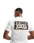 Фото #1 товара Vans home of the side stripe t-shirt with back print in white