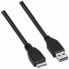 Фото #1 товара Кабель USB 3.0 A — Micro USB B NANOCABLE 10.01.1102-BK Чёрный 2 m