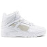Фото #1 товара Puma Slipstream Leather High Top Mens White Sneakers Casual Shoes 38864002