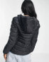 ONLY padded jacket with hood in black