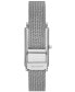 ფოტო #3 პროდუქტის Women's Hagen Quartz Three Hand Silver-Tone Stainless Steel Watch, 22mm