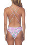 Rip Curl 243060 Womens Mai Tai Cheeky One-Piece Swimsuit Purple Size X-Small