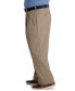 Фото #3 товара Брюки мужские Haggar Cool Right Performance Flex Classic Fit Pleated Pant