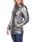 Фото #3 товара Women's Metallic Puffer Coat