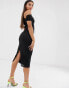 Фото #2 товара ASOS DESIGN Pleated Shoulder Lace Midi Dress