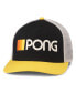 ფოტო #1 პროდუქტის Men's and Women's Black, Yellow Distressed Atari Pong Trucker Adjustable Hat