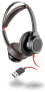 Фото #1 товара Poly Blackwire 7225 - Wired - Calls/Music - 20 - 20000 Hz - 155 g - Headset - Black - Red