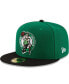 Men's Kelly Green/Black Boston Celtics 2024 NBA Finals Champions Side Patch 59FIFTY Fitted Hat