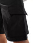 ADPT technical cargo short in black