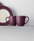 Фото #6 товара Набор посуды Noritake Colorwave Rim Burgundy, 16 предметов, обслуживание на 4 персоны