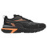 Puma Supertec Lace Up Mens Black, Orange Sneakers Casual Shoes 38305208