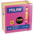 Фото #1 товара MILAN Pad 400 Fluo Coloured Adhesive Notes 76x76 mm