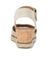 Фото #3 товара Women's Odetta Peep Toe Espadrille Wedge Sandals