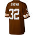 Men's Jim Brown Brown Cleveland Browns Legacy Replica Jersey Коричневый, L - фото #4