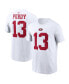 Фото #1 товара Men's Brock Purdy White San Francisco 49ers Player Name and Number T-shirt
