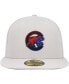 Men's Khaki Chicago Cubs Stone Dim Undervisor 59Fifty Fitted Hat