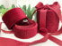 Red gift box for ring with ribbon LTR-3/P/A7 Красный - фото #1