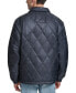 Фото #2 товара Men's Diamond Quilted Coaches Jacket