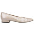 Фото #1 товара VANELi Fc313 Ballet Womens Off White Flats Casual 71955