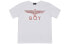 Boy London 粉烫金翅膀印老鹰 Logo 短袖T恤 男女同款 白色 / Футболка Boy London LogoT B201NC701001