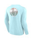 Men's Aqua Formula 1 Merchandise Beach Club Long Sleeve T-Shirt