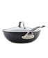 X Hybrid Nonstick Stir Fry Wok with Lid, 10"