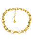 ფოტო #1 პროდუქტის Gold or Silver Plated Marine Double Chain Bracelet