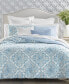 Фото #1 товара Coastal Medallion 2-Pc. Duvet Cover Set, Twin, Created for Macy's