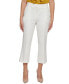 ფოტო #1 პროდუქტის Women's Cropped Wide-Leg Pants