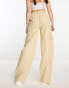 Фото #2 товара Daisy Street relaxed linen cargo trousers