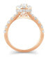 Фото #14 товара Diamond Pear-Cut Halo Bridal Set (2. ct. t.w.) in 14K White, Yellow or Rose Gold