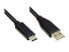 Good Connections GC-M0117 - 1 m - USB C - Micro-USB A - USB 2.0 - 480 Mbit/s - Black