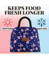 Insulated Tote Lunch Bag With Soft Padded Handles