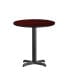 Фото #3 товара 24" Round Laminate Table Top With 22"X22" Table Height Base