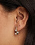 Pieces pearl ear climbers in 18ct gold plated